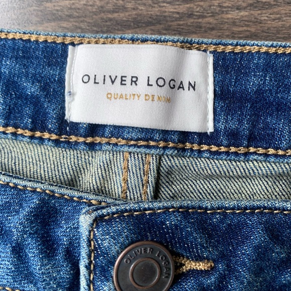 NEW Oliver Logan The Russel Split Flare Vintage Jeans - Picture 7 of 16